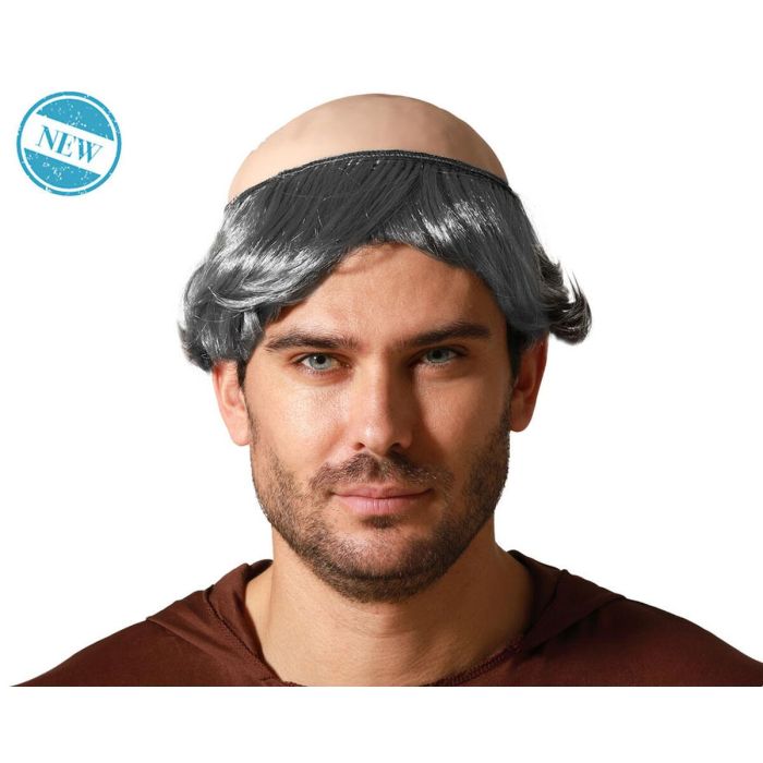 Peluca Gris Calva 1