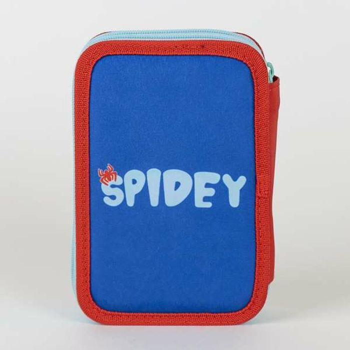 Estuche Escolar Spidey Azul 12,5 x 19,5 x 4,5 cm 5