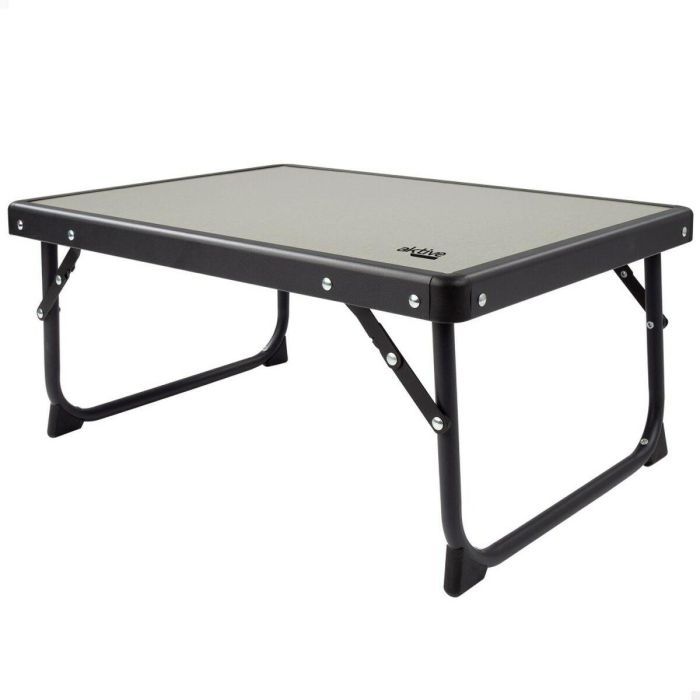 Mesa Plegable Aktive Camping Gris 56 x 25 x 40 cm (2 Unidades) 6 Mesa Plegable Aktive Camping Gris 56 x 25 x 40 cm (2 Unidades) 6
