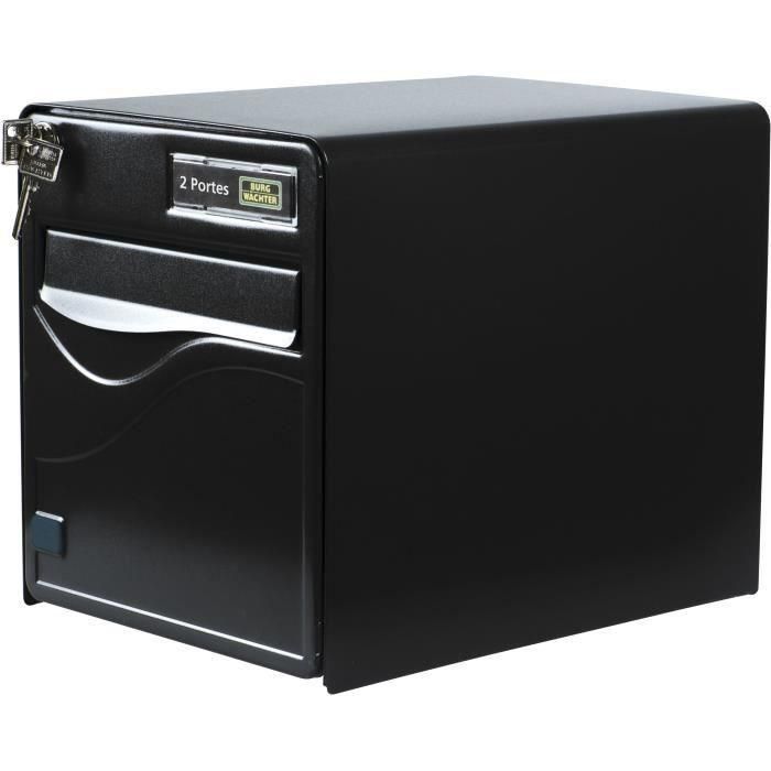 Box Burg Wachter Baltic 2 -Puerta - A pie - Acero galvanizado - Apertura lateral - Negro - Hecho en Francia 1 Box Burg Wachter Baltic 2 -Puerta - A pie - Acero galvanizado - Apertura lateral - Negro - Hecho en Francia 1