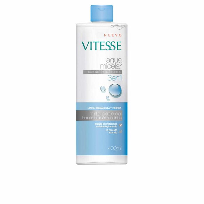 Vitesse Agua Micelar 3 en 1 Limpia Desmaquilla Tonifica 400 ml