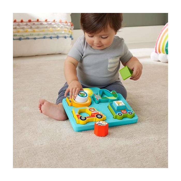 Puzzle de vehículos encajables fisher price 4 Puzzle de vehículos encajables fisher price 4