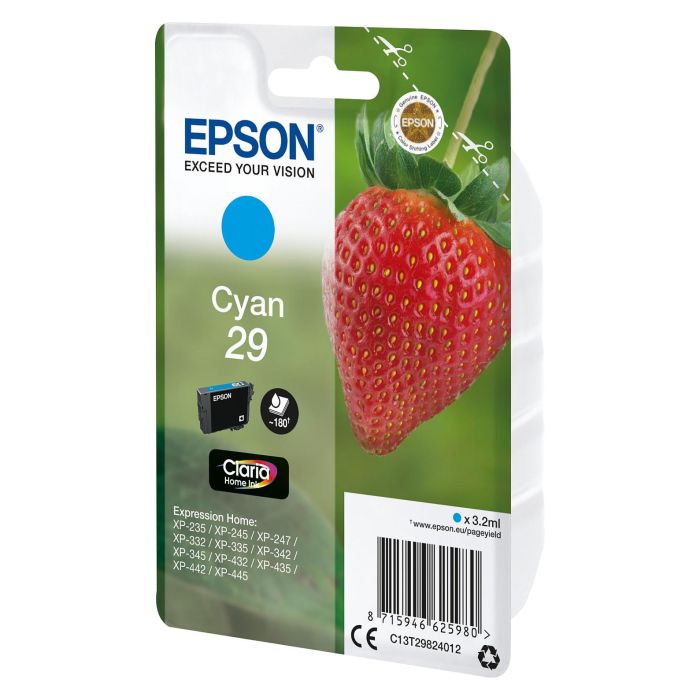 EPSON Expression Home XP-235 Cartucho Cyan nº29 1