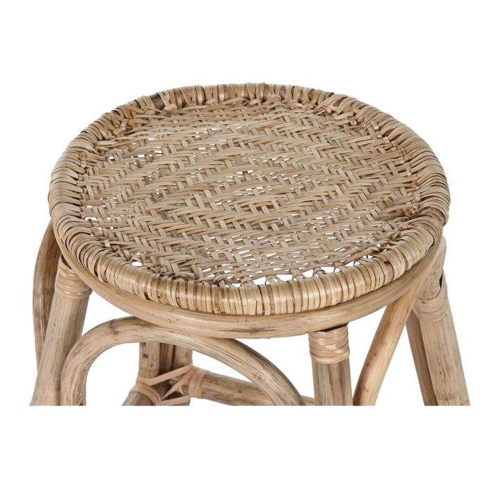 Taburete Balines DKD Home Decor Natural 37 x 49.5 x 37 cm 2 Taburete Balines DKD Home Decor Natural 37 x 49.5 x 37 cm 2