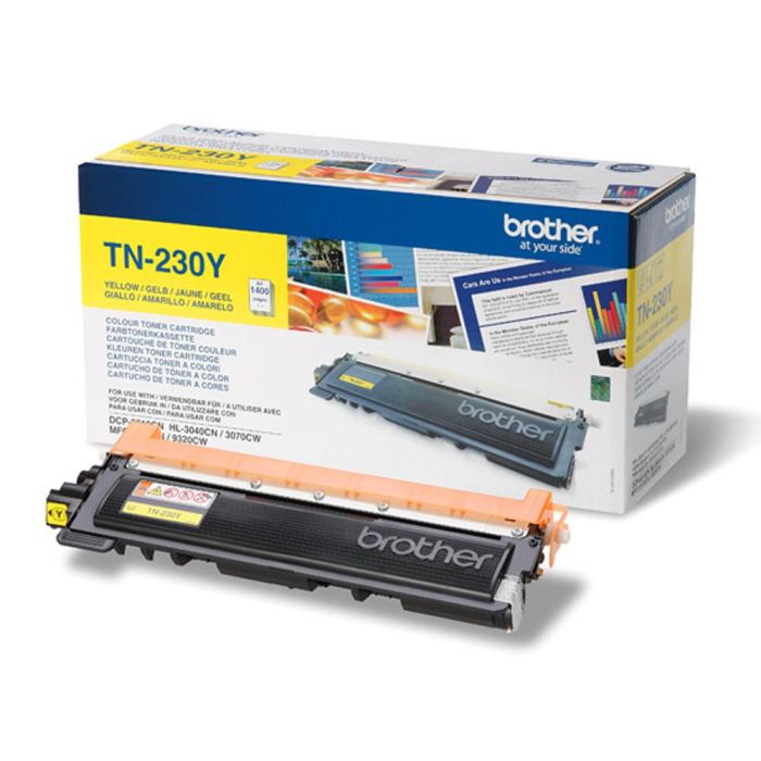 Toner Brother Tn-230 Amarillo -1.400Pag- Hl-3040Cn Hl-3070Cw Dcp-9010Cn Mfc-9120Cn Mfc-9320Cw 1