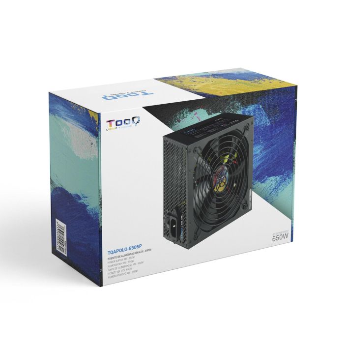 TooQ TQAPOLO-650SP Fuente de Alimentación ATX 650W con PFC Activo, Ventilador silencioso 140mm, Crossfire SLI 6 TooQ TQAPOLO-650SP Fuente de Alimentación ATX 650W con PFC Activo, Ventilador silencioso 140mm, Crossfire SLI 6