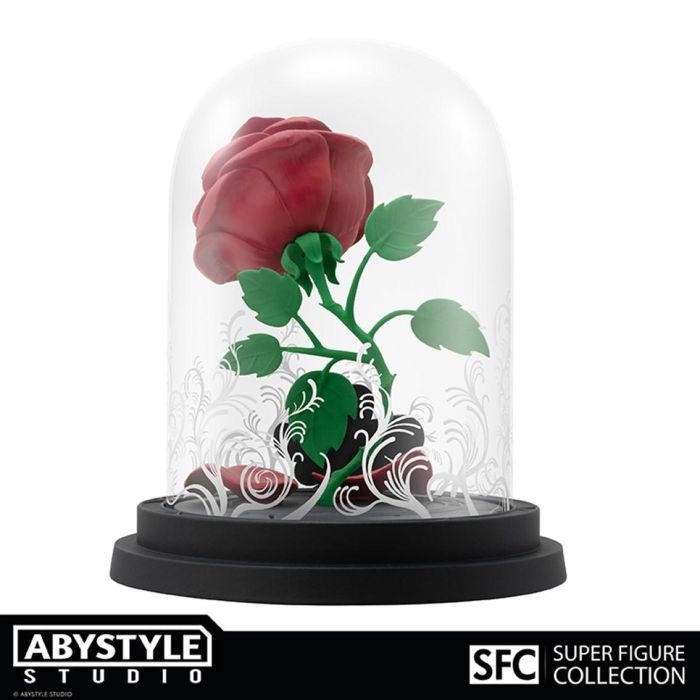 Abystyle Figura Disney La Bella y la Bestia - Rosa Encantada con Campana de Cristal, Super Figure Collection, 12 cm 2 Abystyle Figura Disney La Bella y la Bestia - Rosa Encantada con Campana de Cristal, Super Figure Collection, 12 cm 2