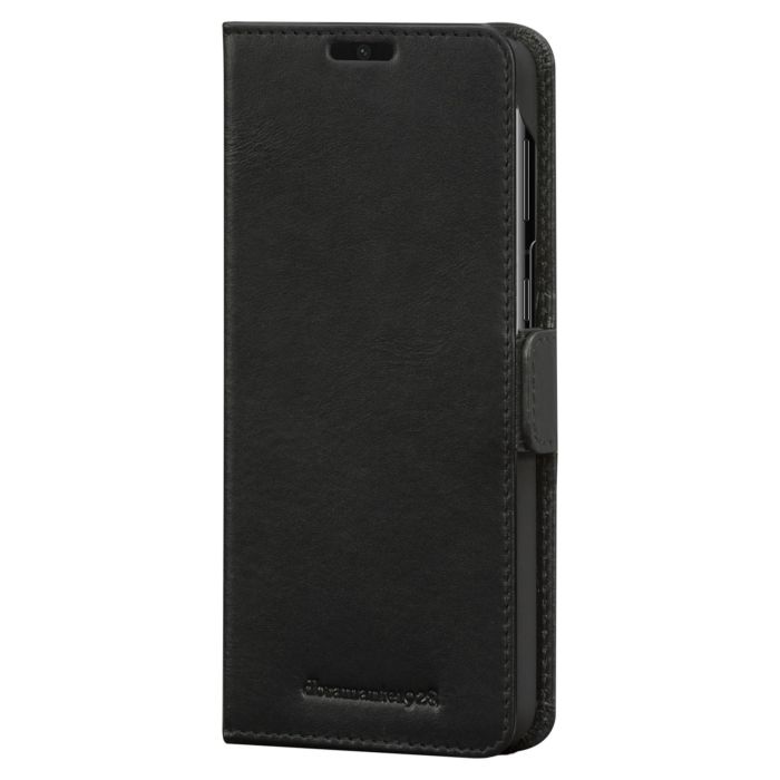 dbramante1928 Lynge - Funda cartera con cierre magnético de cuero negro para Samsung Galaxy S21+ 5G, con bolsillos para tarjetas 9