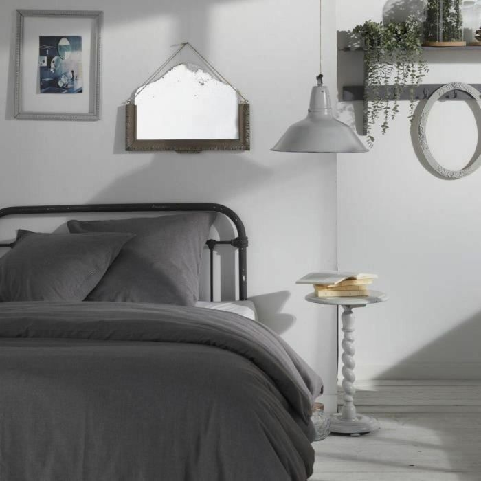 Today TOD1699499802753 Funda Nórdica Charme Chambray Gris Oscuro Capucine 240x220 cm 3 Today TOD1699499802753 Funda Nórdica Charme Chambray Gris Oscuro Capucine 240x220 cm 3