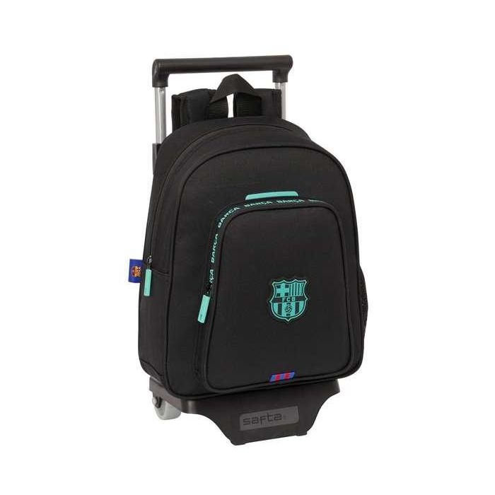 Mochila Escolar con Ruedas F.C. Barcelona Negro 27 x 33 x 10 cm 2 Mochila Escolar con Ruedas F.C. Barcelona Negro 27 x 33 x 10 cm 2