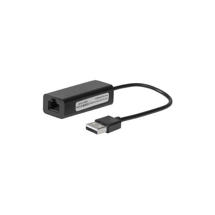 MicroConnect USBETHB Adaptador USB 2.0 a Ethernet RJ45 Negro para Conexión de Red Cableada Estable y de Alta Velocidad para Portátil/Tablet MicroConnect USBETHB Adaptador USB 2.0 a Ethernet RJ45 Negro para Conexión de Red Cableada Estable y de Alta Velocidad para Portátil/Tablet
