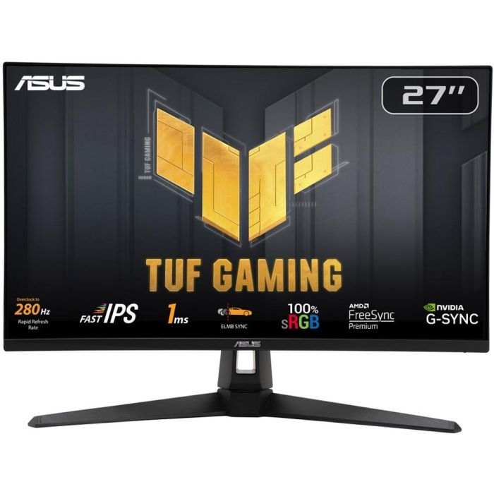 Asus Monitor Gaming TUF VG279QM1A 27" Full HD LCD Negro, 1920 x 1080, 1 ms, 280 Hz, IPS, G-SYNC, FreeSync Premium