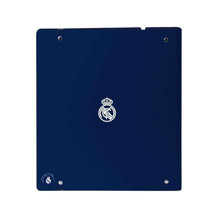 Safta Carpeblock Real Madrid 1ª Equip. 24-25, Anillas 4x35 mm A4, Tapas PP Foam, Con Recambio y Separadores 1