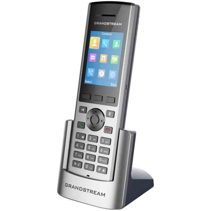 Grandstream DP730 Teléfono IP Inalámbrico DECT Negro Gris 10 Líneas Pantalla 2.4" Largo Alcance