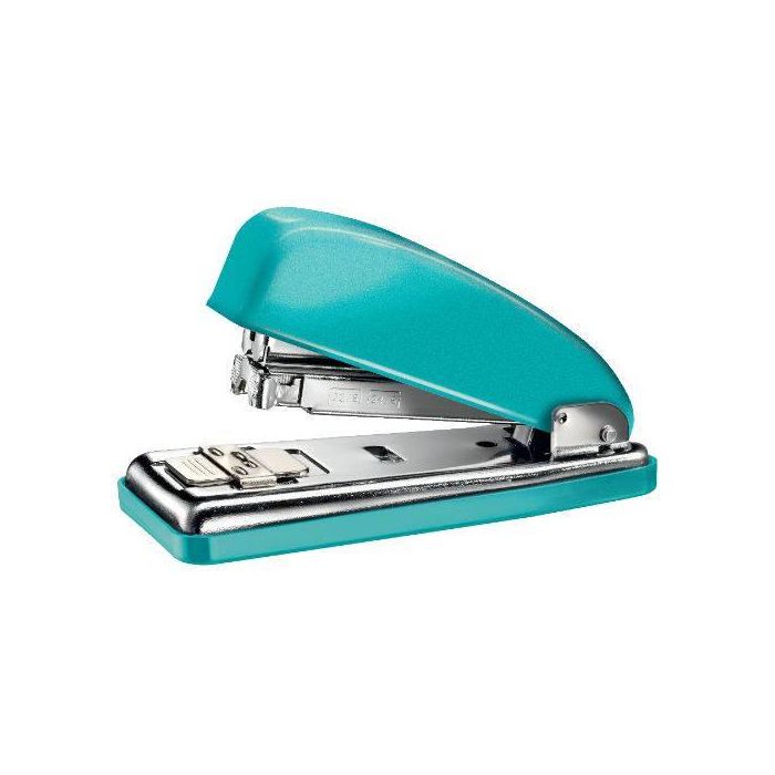 Petrus Grapadora 226 Classic Wow Turquesa Metálica Sobremesa, 30 Hojas, Metálica, Grapado Abierto/Cerrado/Clavado