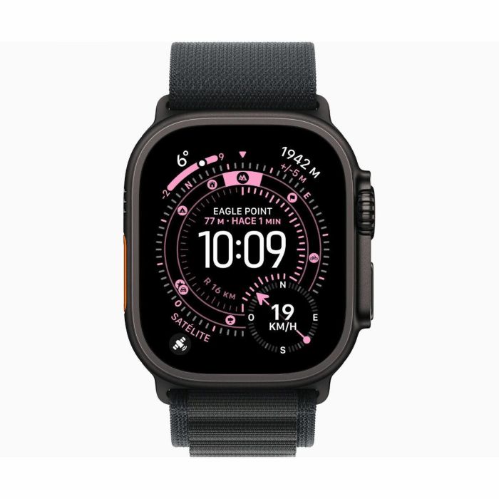 Apple Watch Ultra 3 Titanium Cellular 49mm, Alpine Loop Negro (Talla M) 7