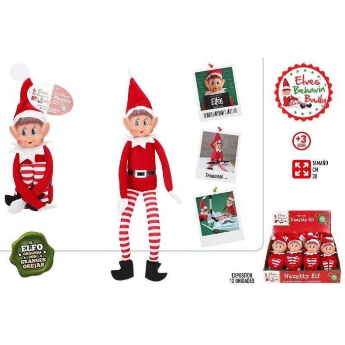 Color Baby Muñeco Elfo Travieso Elfie 30 cm 1
