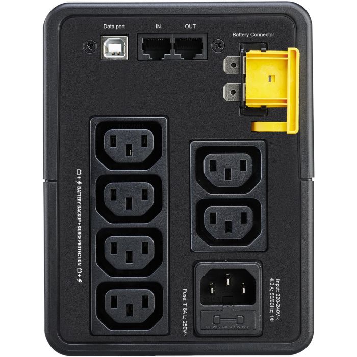 APC BX950MI Sistema de Alimentación Ininterrumpida (UPS) Línea Interactiva 0,95 kVA 520 W 6 Salidas AC 1 APC BX950MI Sistema de Alimentación Ininterrumpida (UPS) Línea Interactiva 0,95 kVA 520 W 6 Salidas AC 1