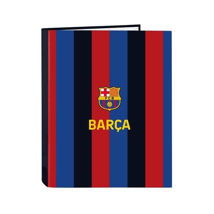 Carpeta de anillas F.C. Barcelona Granate Azul marino A4 26.5 x 33 x 4 cm