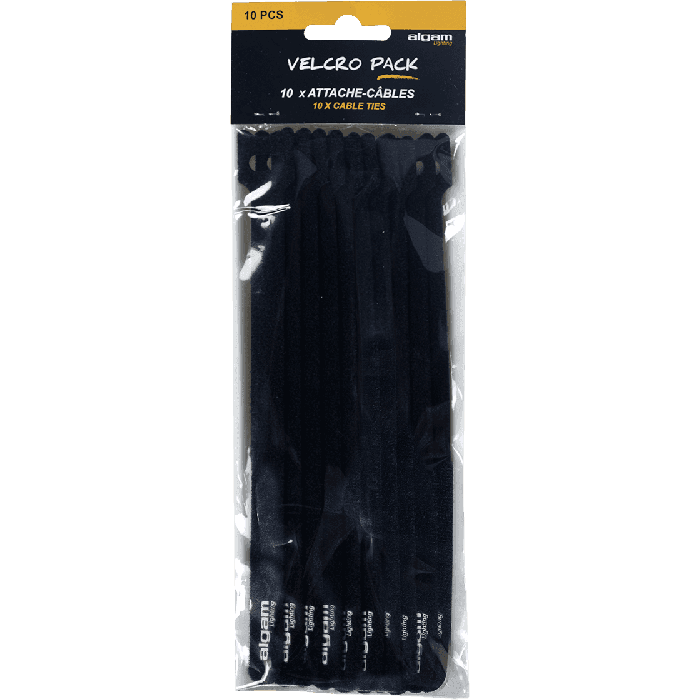 Paquete De 10 Bridas De Velcro Para Cables