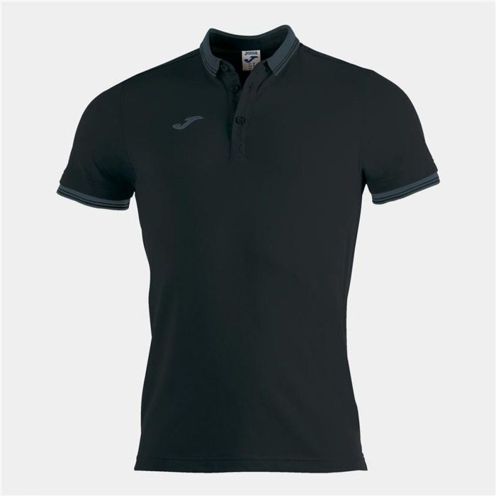 Polo de Manga Corta Hombre Joma Sport Bali II Negro