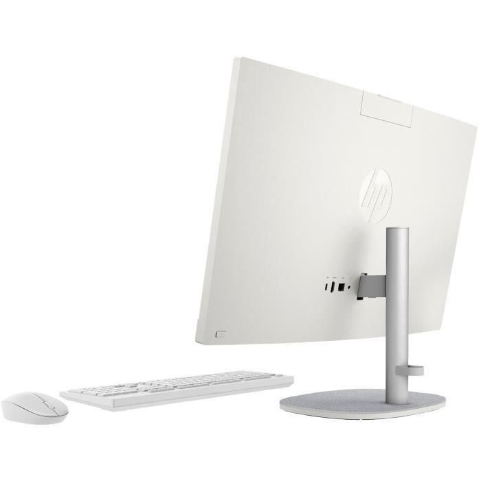 PC todo en uno HP 24-cr0067nf - Windows 11 - Pantalla FHD IPS de 23,8" - Ryzen 5 7520U - 16 GB de RAM - 512 GB de almacenamiento - Teclado y ratón inalámbricos 3
