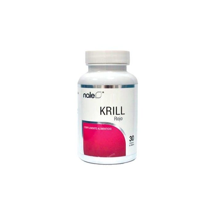 NALE Krill Rojo 500mg - Potencia Memoria, Reduce Colesterol y Triglicéridos, Salud Articular - 30 Perlas de Aceite Omega 3