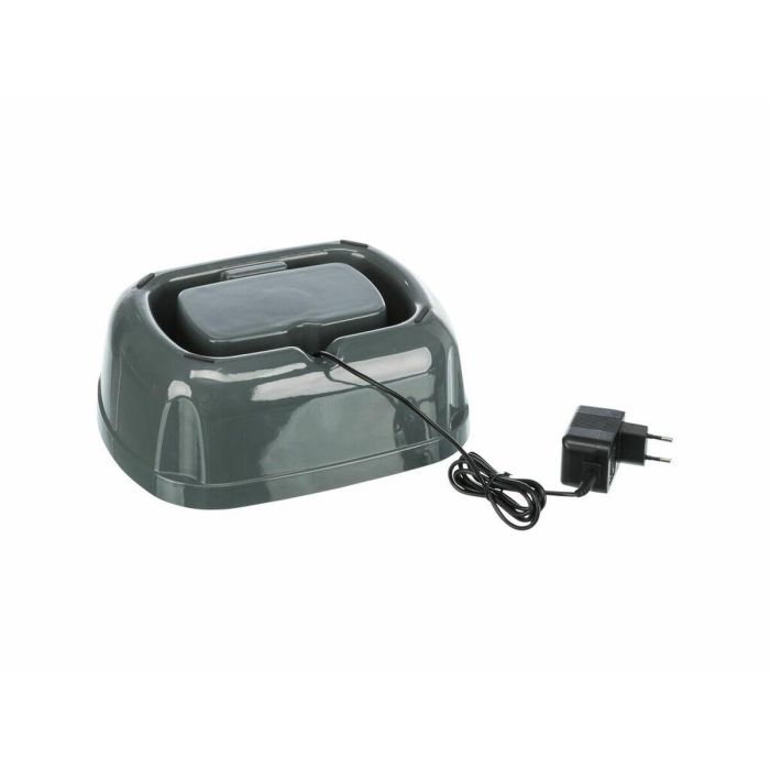 Fuente para Mascotas Trixie Polygon Blanco Gris Silicona Melamina 2,5 L 28 x 11 x 22 cm 30