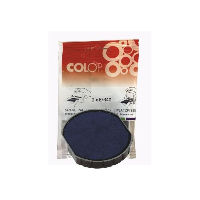 Colop Almohadilla E-R40 Azul Blister -2U- Colop Almohadilla E-R40 Azul Blister -2U-