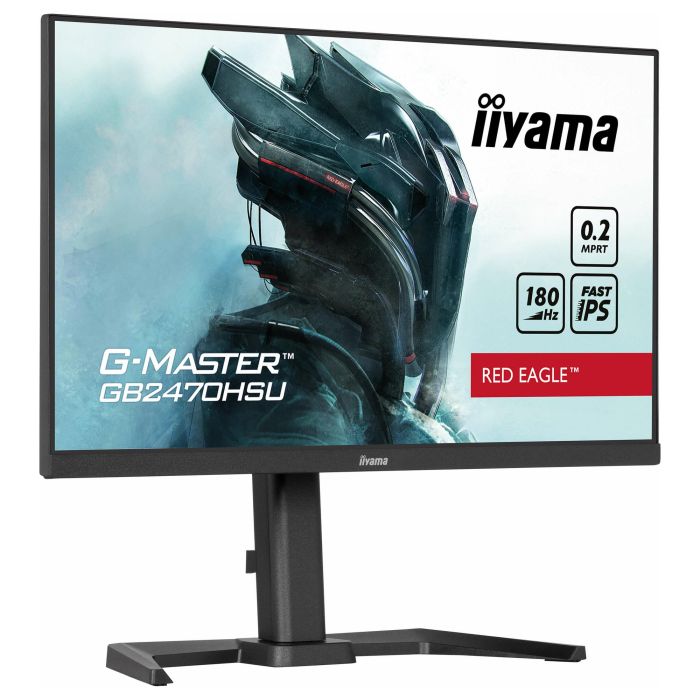 Iiyama G-Master GB2470HSU-B6 Monitor Gaming 60.5cm (24") Full HD 1920x1080 Fast IPS 180Hz 0.2ms AMD FreeSync Altavoces USB Negro Iiyama G-Master GB2470HSU-B6 Monitor Gaming 60.5cm (24") Full HD 1920x1080 Fast IPS 180Hz 0.2ms AMD FreeSync Altavoces USB Negro