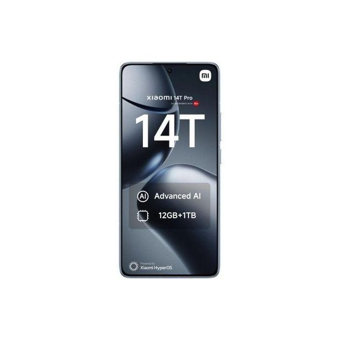 Smartphone Xiaomi 14T Pro 12GB/ 256GB/ 6.67"/ 5G/ Azul Titanio 2 Smartphone Xiaomi 14T Pro 12GB/ 256GB/ 6.67"/ 5G/ Azul Titanio 2