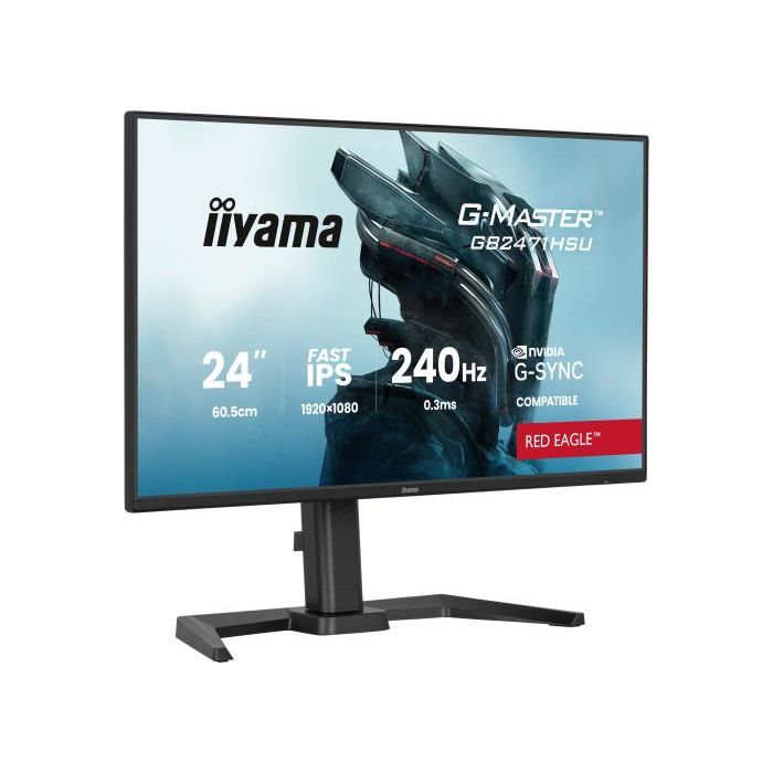 Iiyama Gb2471Hsu-B1 Pantalla para Pc 60,5 Cm (23.8") 1920 X 1080 Pixeles Negro 3