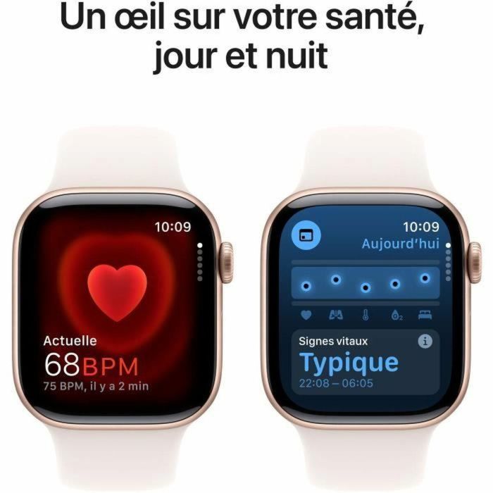 Apple Watch Series 10 GPS + Cellular - 42 mm - Caja de aluminio oro rosa - Correa deportiva rubor claro M/L 2 Apple Watch Series 10 GPS + Cellular - 42 mm - Caja de aluminio oro rosa - Correa deportiva rubor claro M/L 2