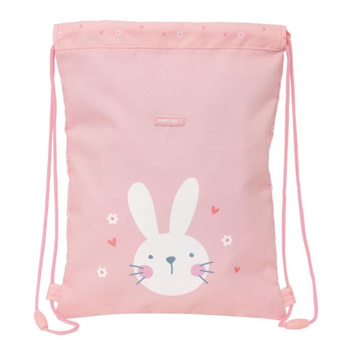 Bolsa Mochila con Cuerdas Safta Bunny Rosa 26 x 34 x 1 cm 0 Bolsa Mochila con Cuerdas Safta Bunny Rosa 26 x 34 x 1 cm 0
