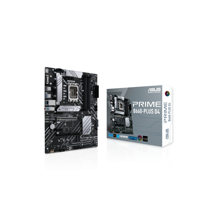 ASUS PRIME B660-PLUS D4 Intel B660 LGA 1700 ATX 6 ASUS PRIME B660-PLUS D4 Intel B660 LGA 1700 ATX 6