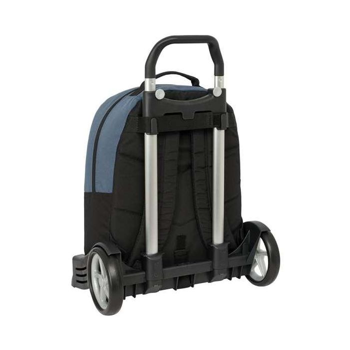 Mochila Escolar con Ruedas BlackFit8 California Azul Negro 32 x 42 x 15 cm 1 Mochila Escolar con Ruedas BlackFit8 California Azul Negro 32 x 42 x 15 cm 1