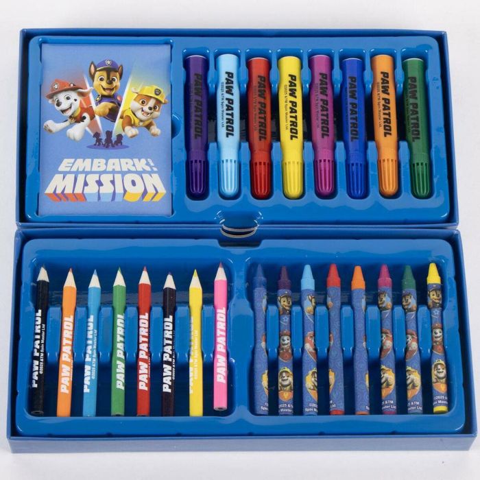 Cerdá Set Papelería Coloreable Maletín Paw Patrol para Niños, 26x10x13 cm, Edad +3 años, Color Azul 4 Cerdá Set Papelería Coloreable Maletín Paw Patrol para Niños, 26x10x13 cm, Edad +3 años, Color Azul 4