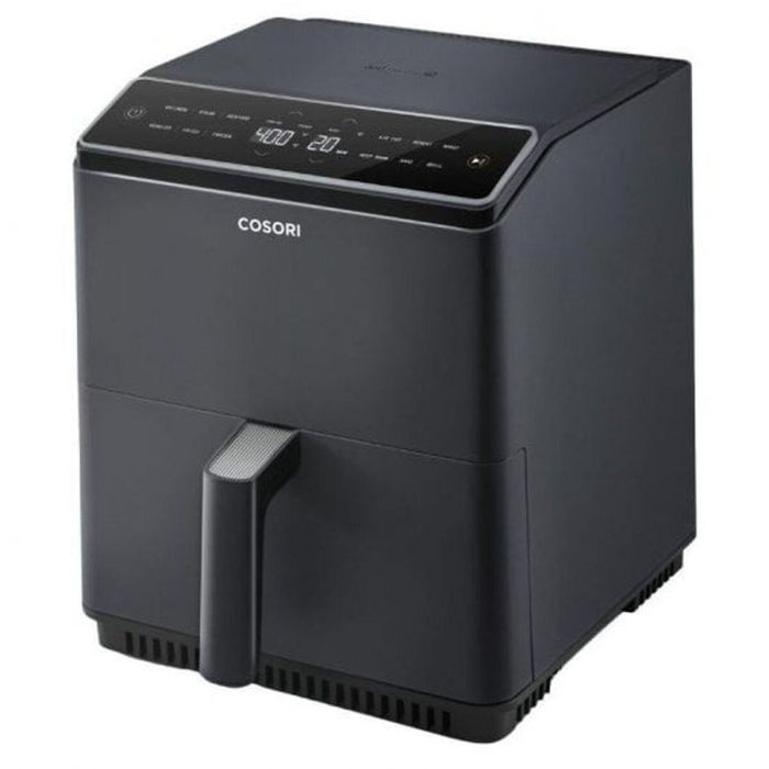 Cosori COS0810043377409 Freidora sin aceite, Edición Chef de doble fuego, 6.4 L, 12 programas, 5 brochetas, parrilla, 1700W, Negro 2