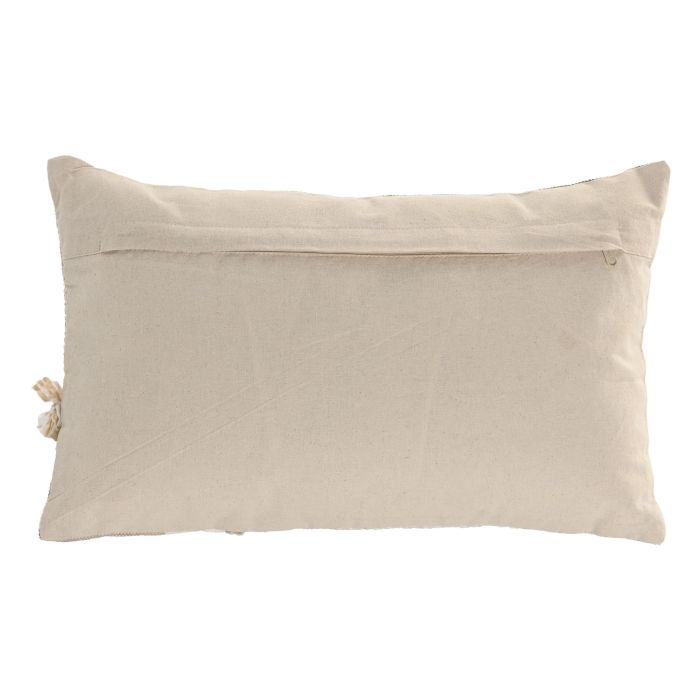 Cojin Boho DKD Home Decor Beige 30 x 50 cm (2 Unidades) 2
