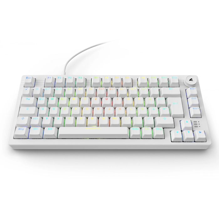 Sharkoon Gaming Tastatur Skiller SGK25 weiß DE 3