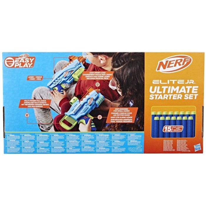 Nerf Elite Junior Ultimate Starter Set, 2 Blasters, 15 Darts Nerf Elite 4 Nerf Elite Junior Ultimate Starter Set, 2 Blasters, 15 Darts Nerf Elite 4