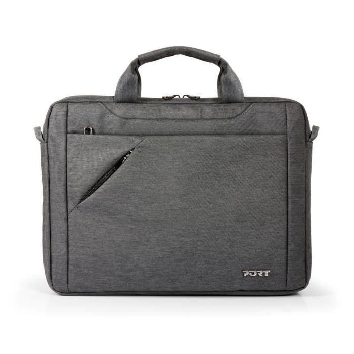 Port Designs POR1714445879409 Bolso para portátil ECO SYDNEY 13/14 pulgadas Gris