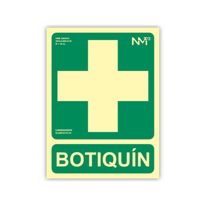 Archivo 2000 Señal Botiquín 224x300 PVC Verde 1