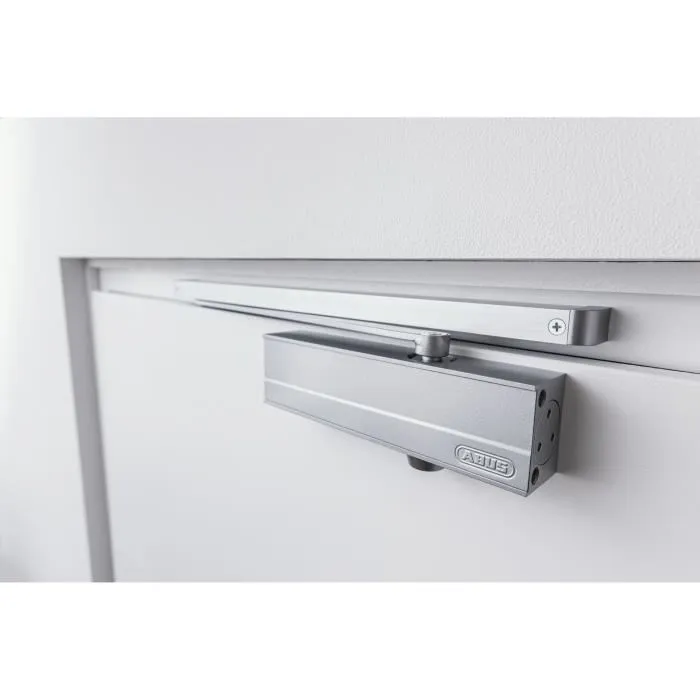 Abus Cierrapuertas AC7303 S - Cierre Seguro y Silencioso - Apto para Puertas de hasta 96 cm y 60 kg 1