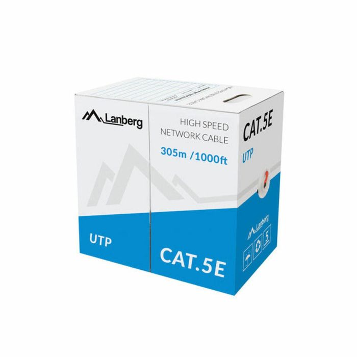 Lanberg LCU5-10CC-0305-R cable de red Rojo 305 m U/UTP (UTP)