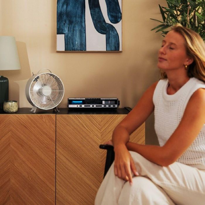 Ventilador de Sobremesa Cecotec EnergySilence 400 RetroDesk Beige 25 W 3