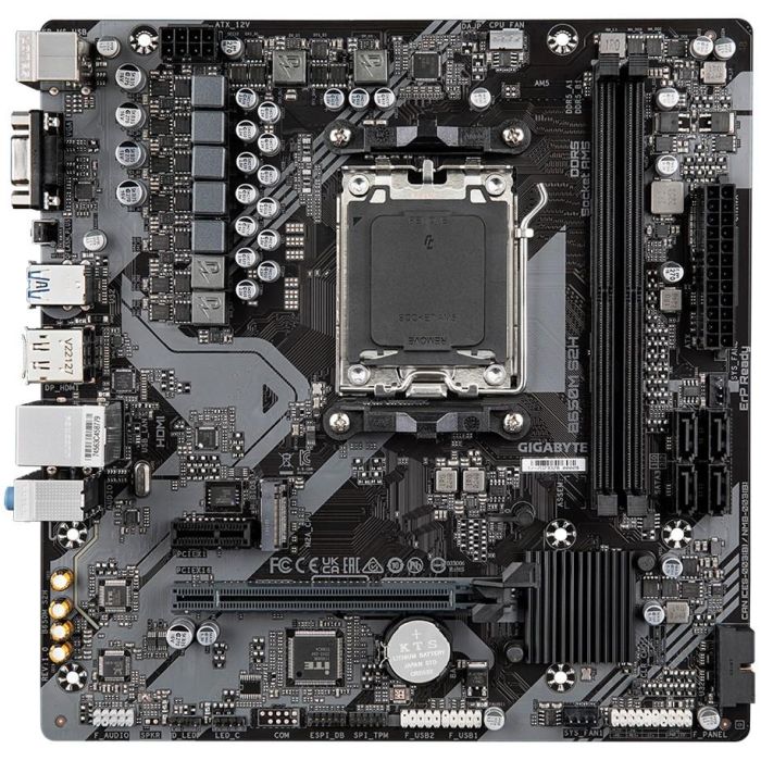 Gigabyte B650M S2H Placa Base AMD B650 Socket AM5 Micro ATX - Compatible con AMD Ryzen 5/7/9 7th Gen, DDR5, M.2, SATA III, RAID 0/1/10 2 Gigabyte B650M S2H Placa Base AMD B650 Socket AM5 Micro ATX - Compatible con AMD Ryzen 5/7/9 7th Gen, DDR5, M.2, SATA III, RAID 0/1/10 2