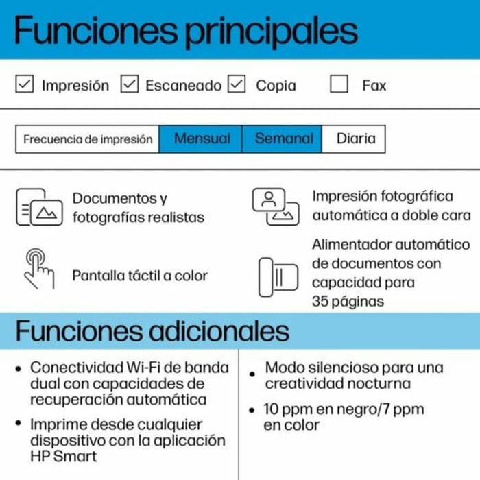 Impresora Multifunción HP 2