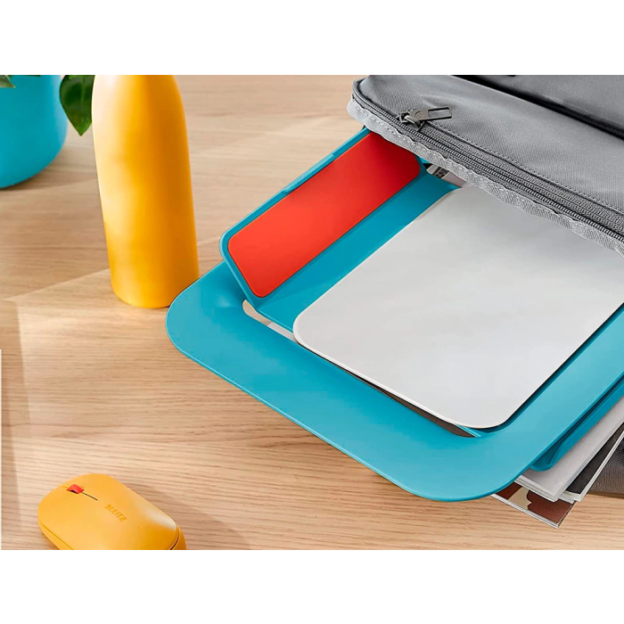 Soporte Leitz Ordenador Portatil Ergo Cosy Azul 3