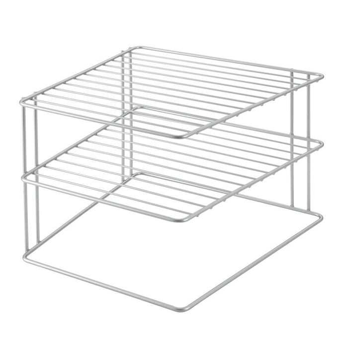 Metaltex Rinconera de 3 alturas Palio 25x25x19cm para ordenar platos 1